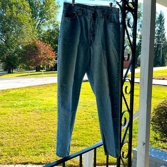 ⭐️ Faded Glory vintage light wash denim jeans high rise women 12